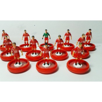 Subbuteo Andrew Table soccer Liverpool 1984 with details on RSB Professional Bases